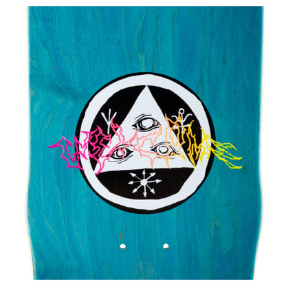 Welcome Daniel Vargas Tusk on Efigy Shaped Skateboard Deck 8.8"