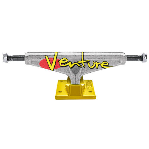Venture '92 Team Full Bleed Polished, Yellow Trucks (Set of 2)