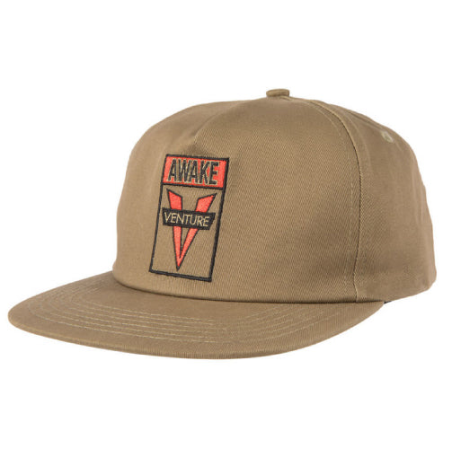 Venture Awake Snapback Hat - Khaki
