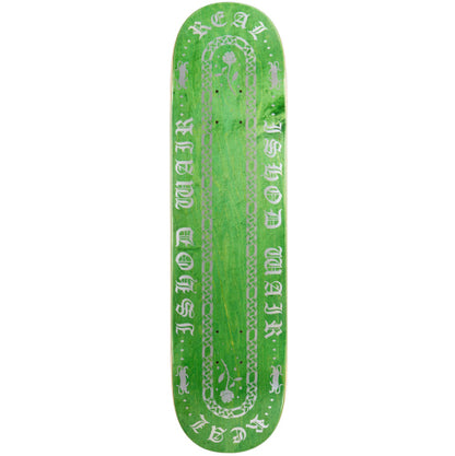 Real Ishod Wair Linked Twin Tail Skateboard Deck Green 8.25"