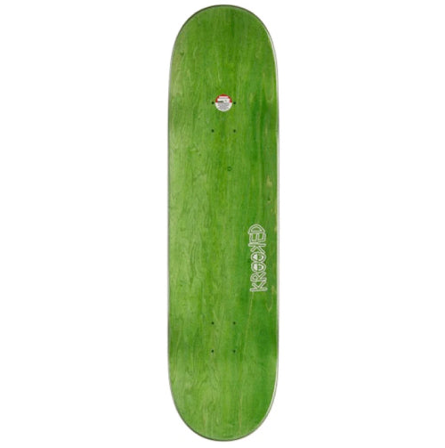 Krooked Team Wild Style Flowers Skateboard Deck Brown 8.25"