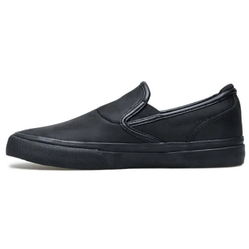 Emerica Wino G6 Slip On Kevin Baekkel Black, Black Skate Shoe